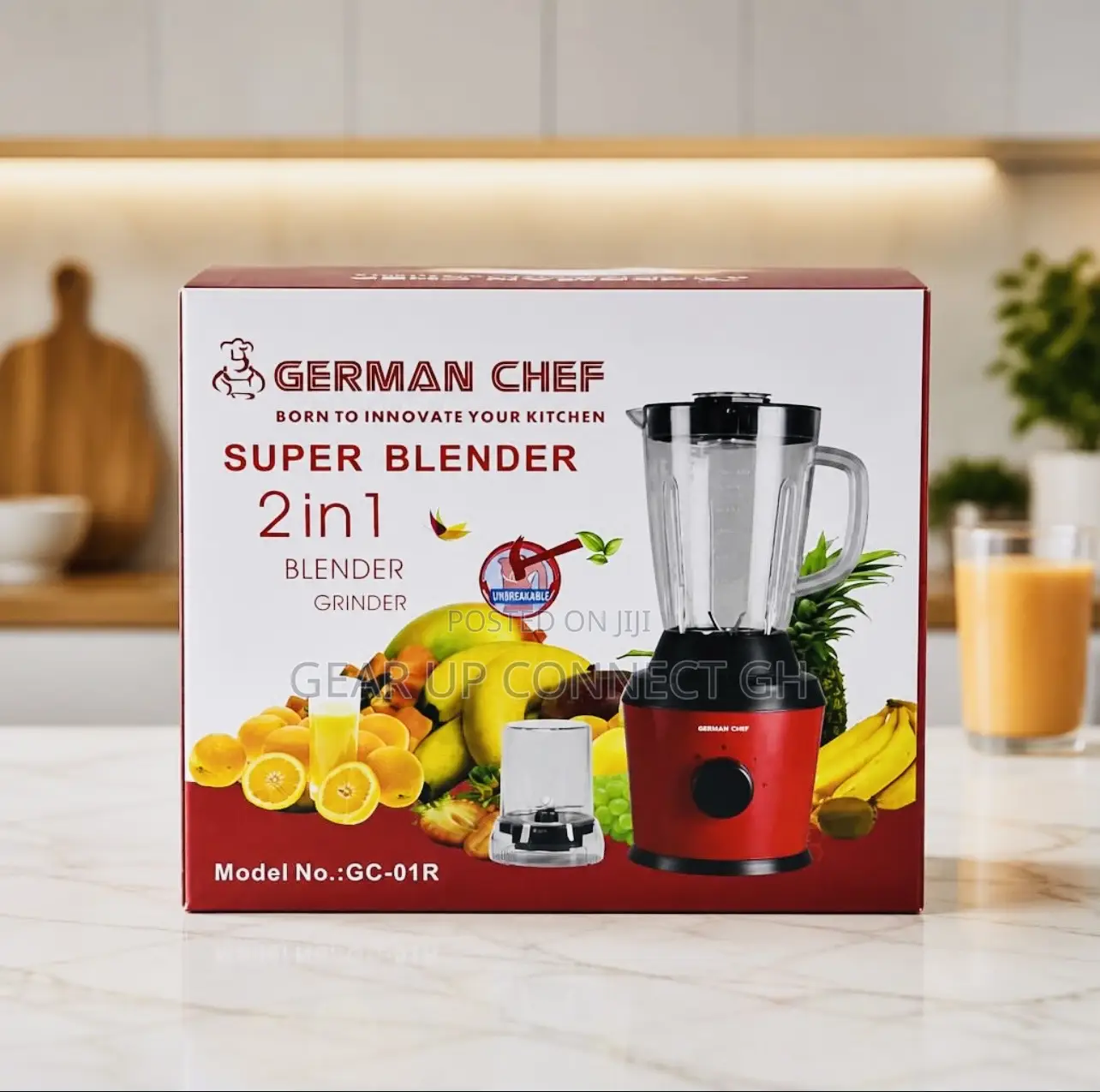 German Chef 2 in 1 Unbreakable Blender