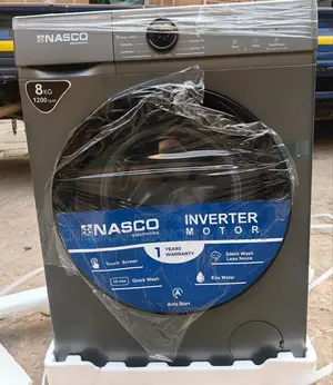 Nasco 8kg Front Load Fully Automatic Inverter Washing Machine 1200rpm