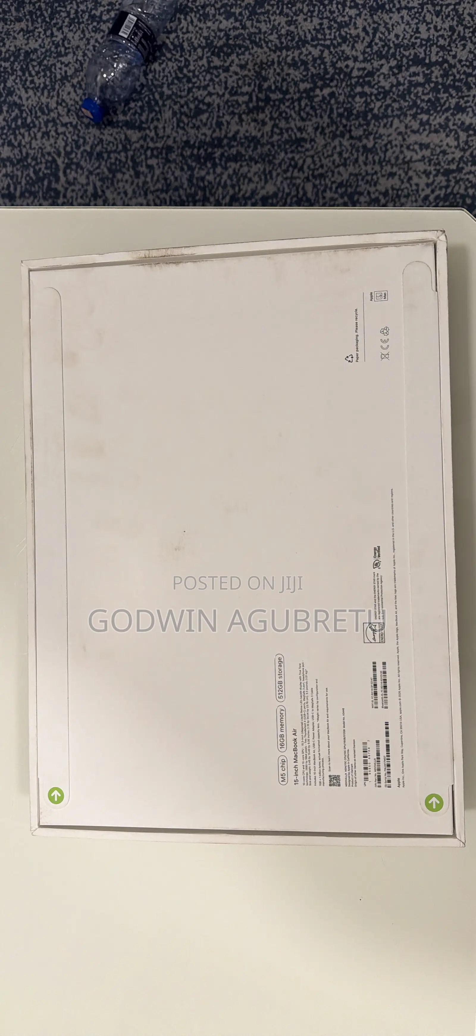 New Laptop Apple MacBook Air 2026 M5 16GB Apple M5 HDD+SSD 512GB