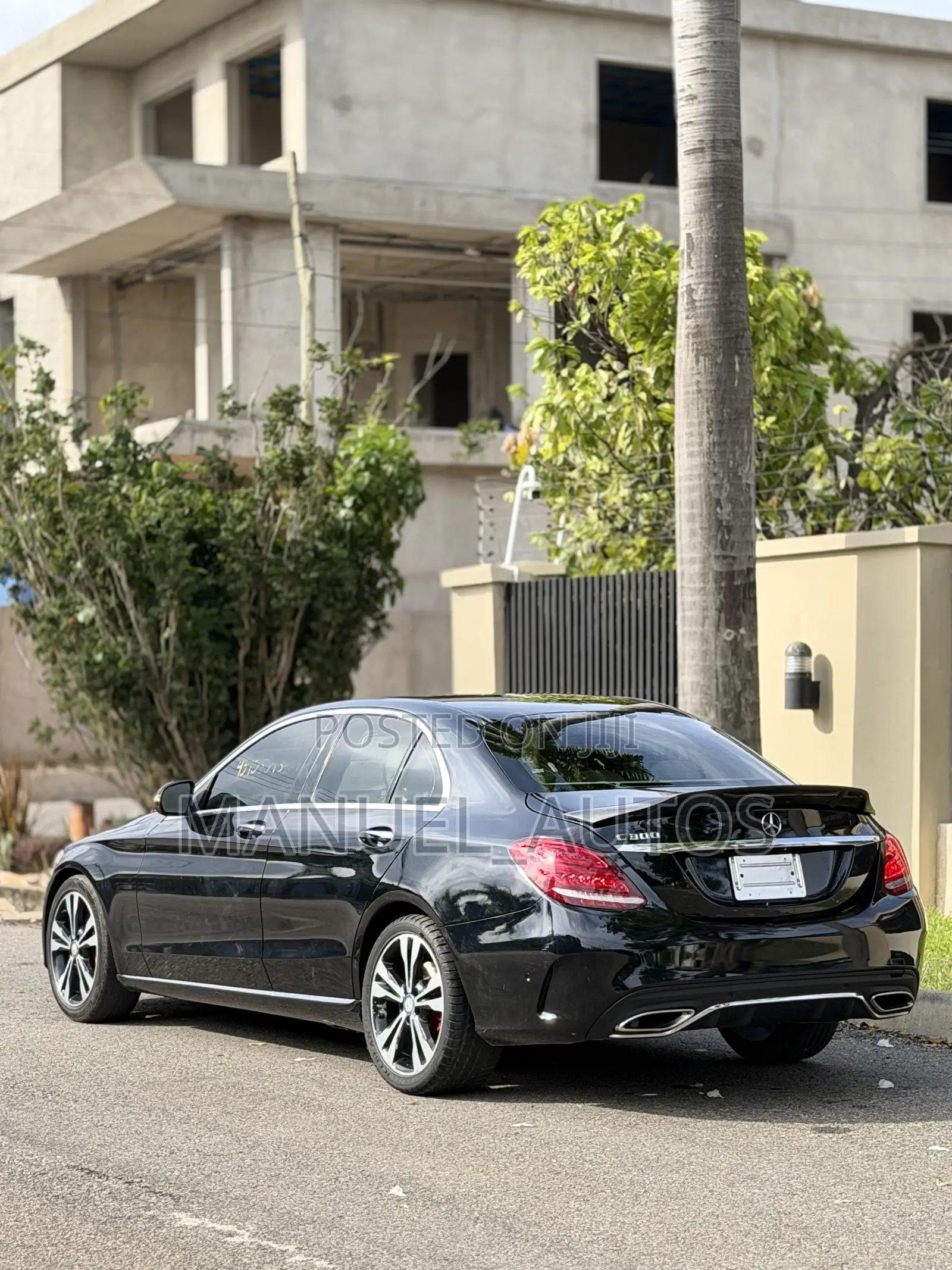 Mercedes-Benz C300 Luxury 4matic Sedan AWD (2.0L 4cyl 7A) 2017 Black
