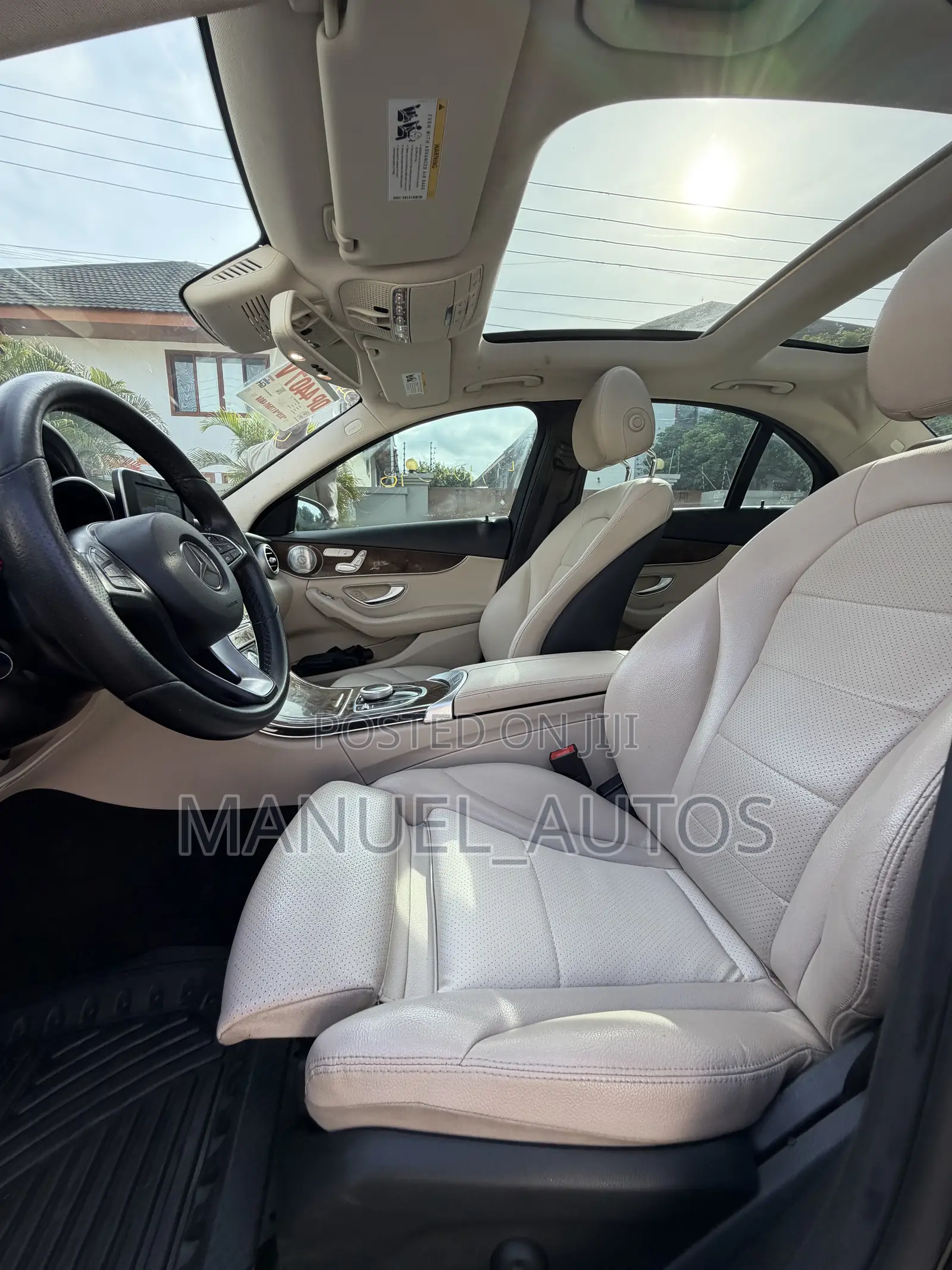 Mercedes-Benz C300 Luxury 4matic Sedan AWD (2.0L 4cyl 7A) 2017 Black
