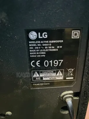 Lg Wireless Active Subwoofer