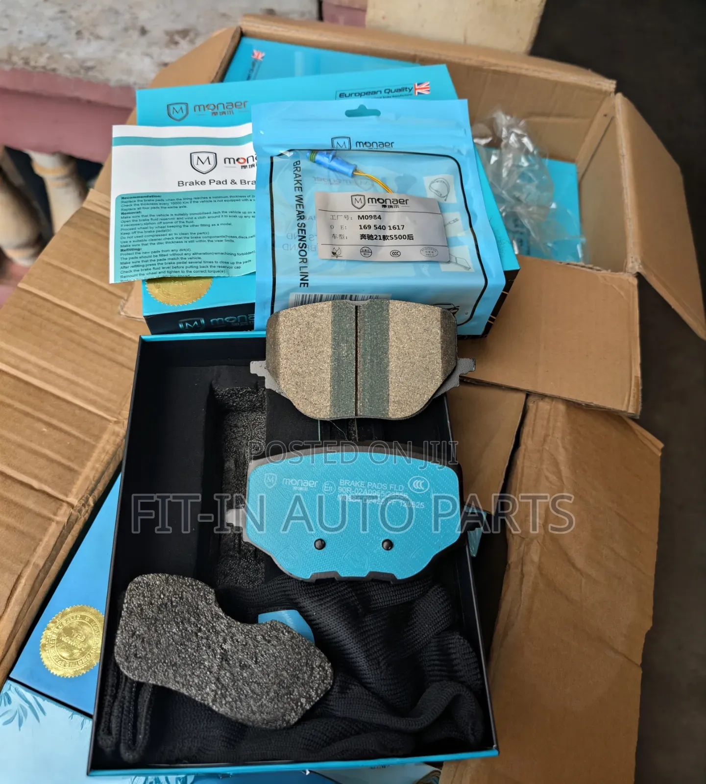 Mercedes Maybach S500, S600 Rear Brake Pads With Sensor Available