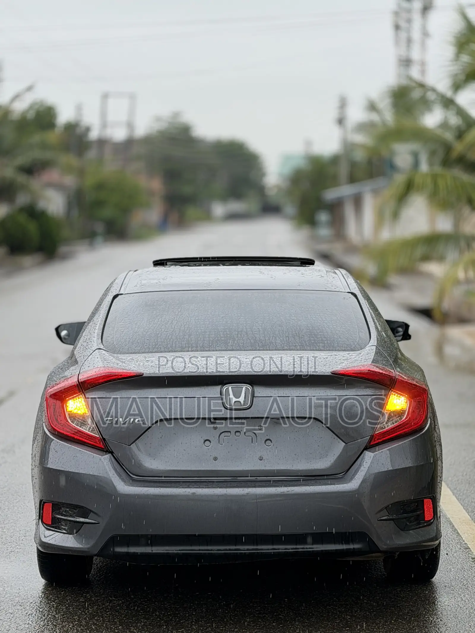 Honda Civic EX 4dr Sedan (2.0L 4cyl) 2017 Gray