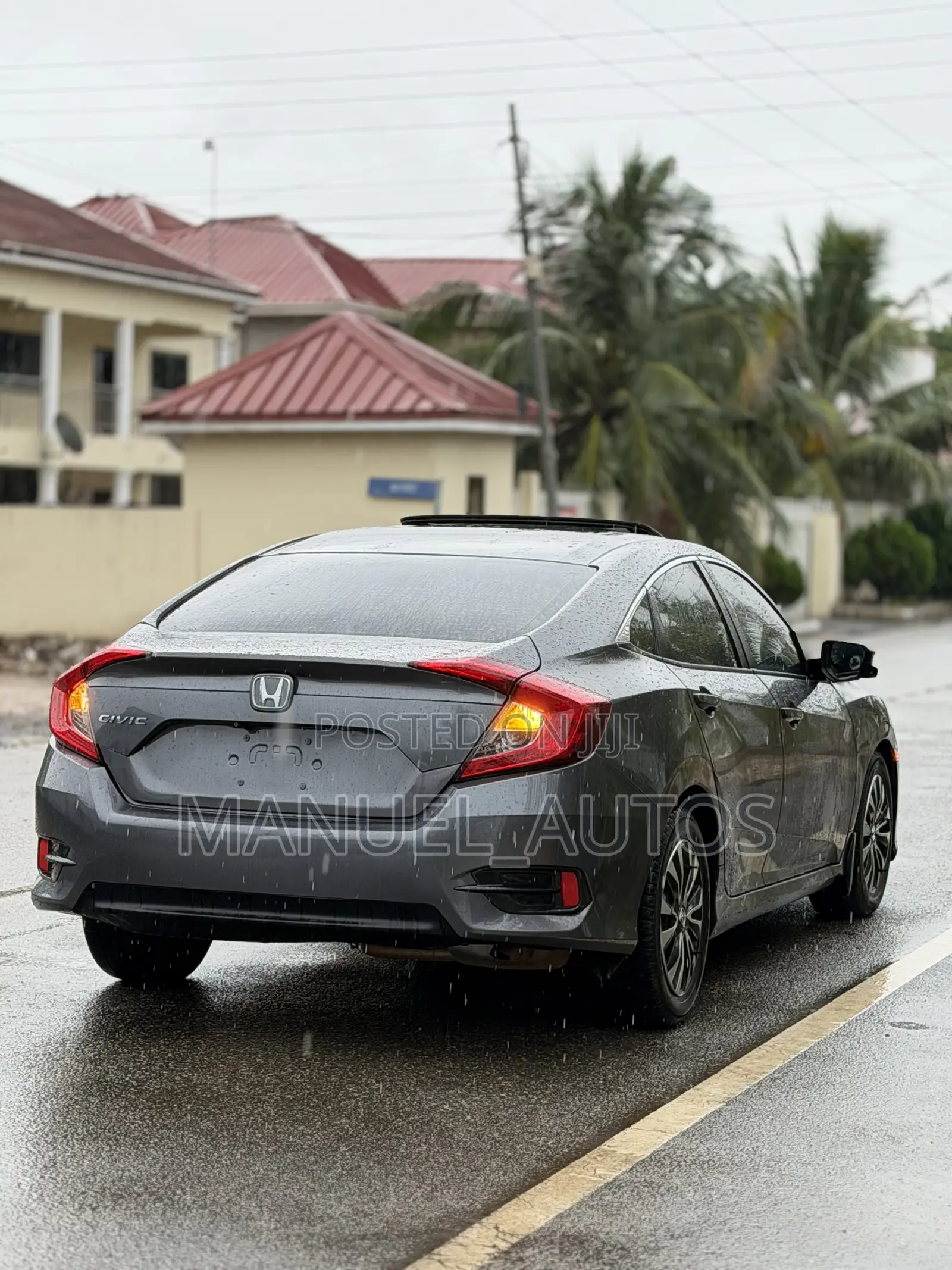 Honda Civic EX 4dr Sedan (2.0L 4cyl) 2017 Gray