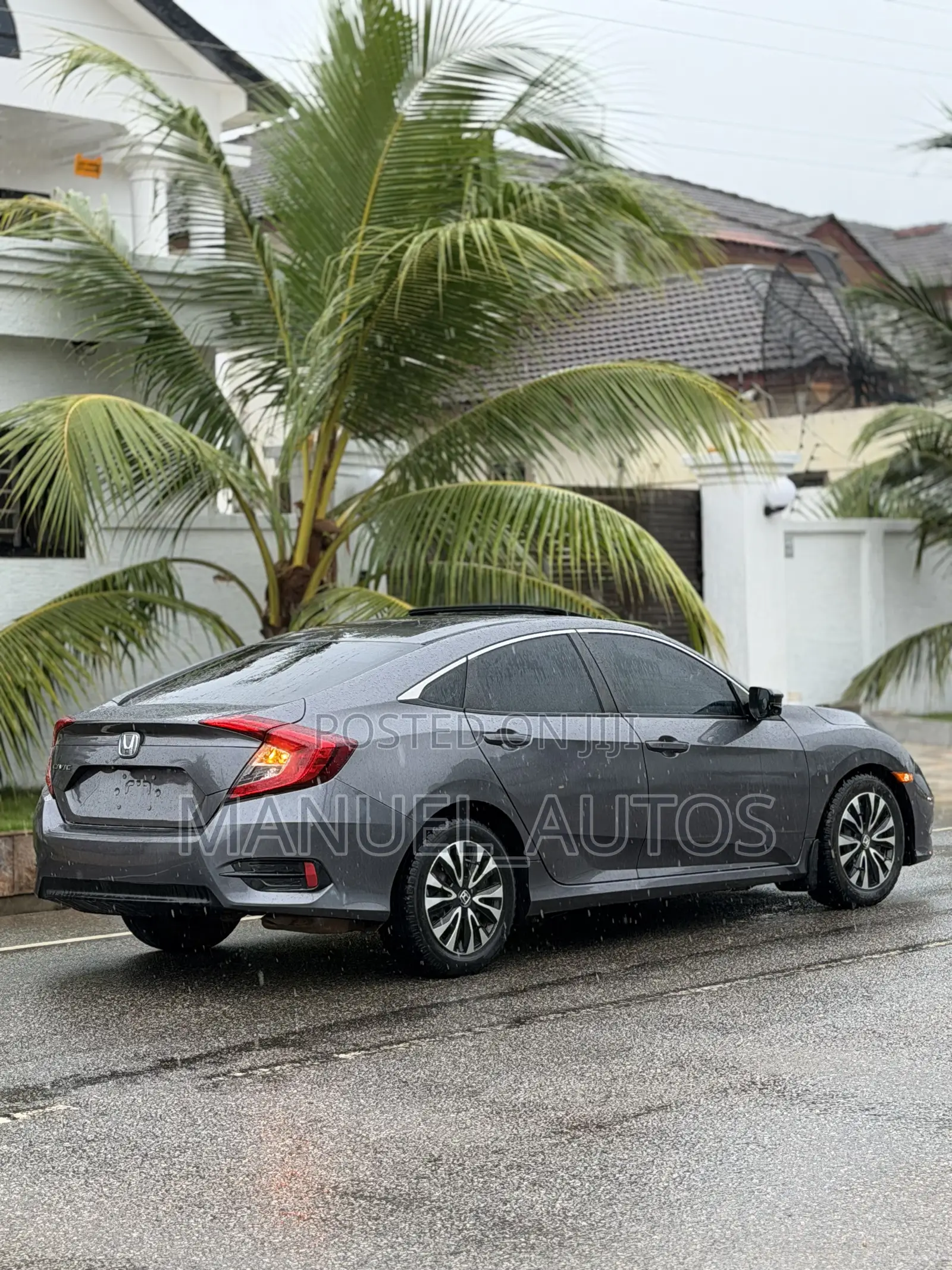Honda Civic EX 4dr Sedan (2.0L 4cyl) 2017 Gray