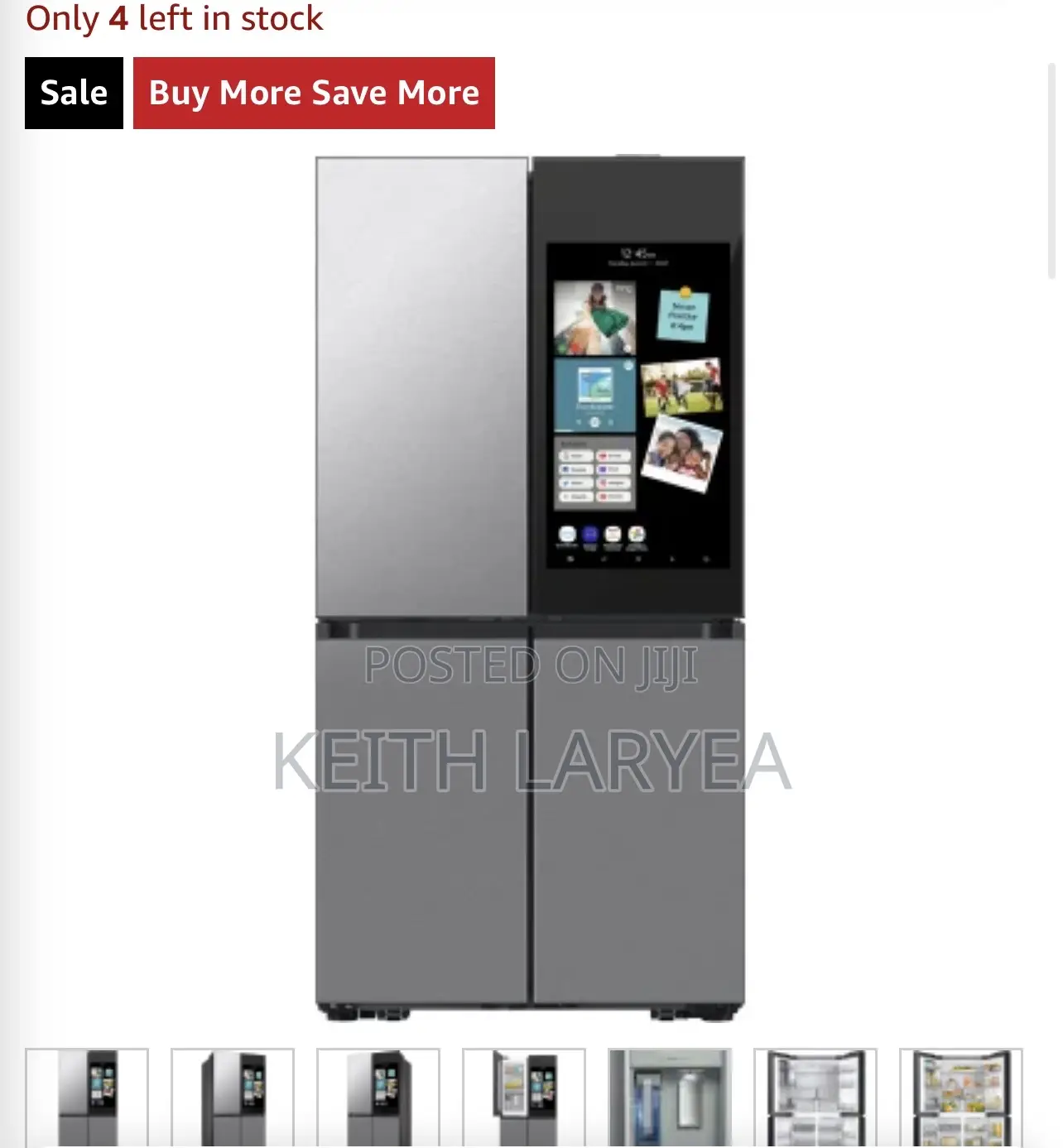 Samsung Bespoke French Door Refrigerator 36 Inch Smart 4-Door Flextm