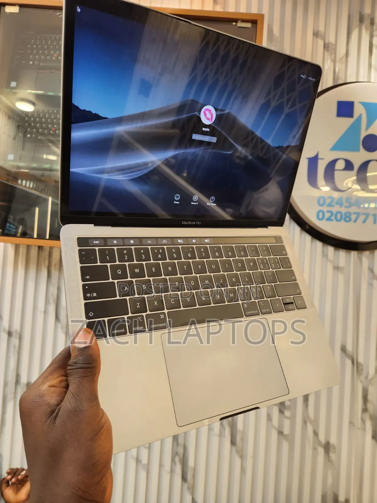 Laptop Apple MacBook Pro 2018 8GB Intel Core i5 SSD 256GB