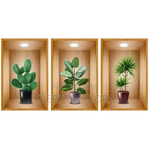 3d Plant Wall Sticker Decal