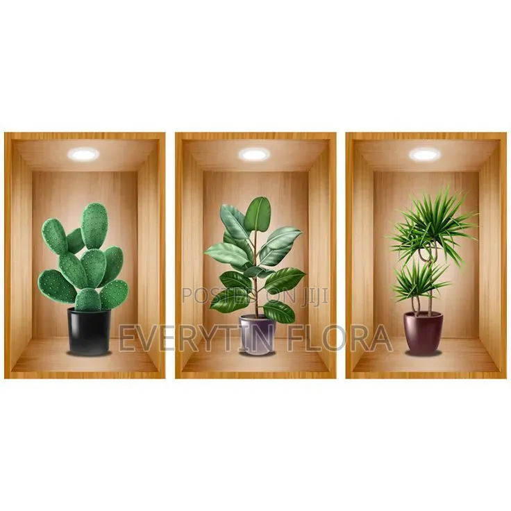 3d Plant Wall Sticker Decal