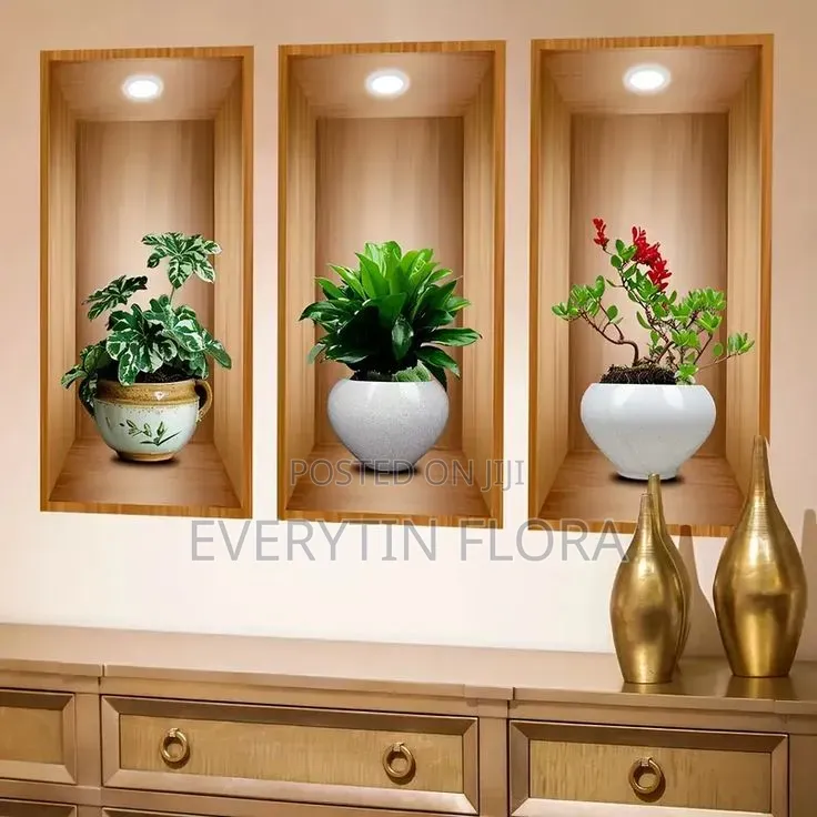 3d Plant Wall Sticker Decal