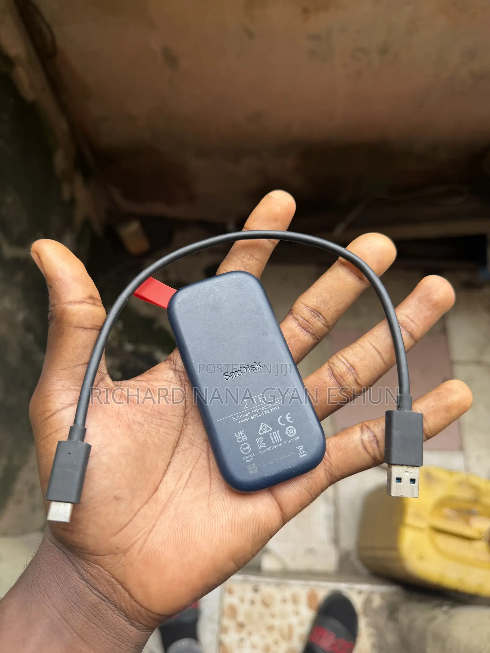 Sandisk SSD 2tb With Original Cable