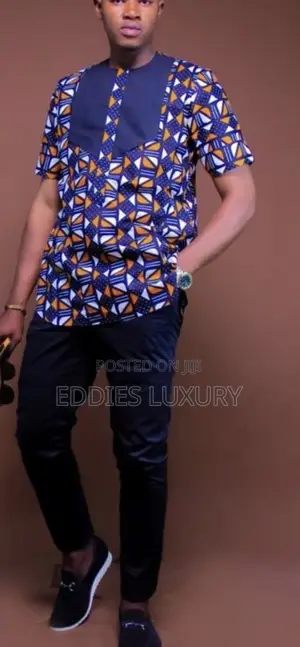 Singular African Print Kaftan for Men