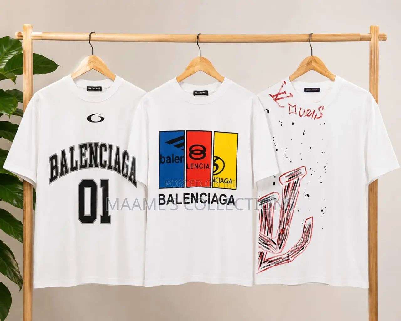Men's Designer Short-Sleeve Round-Neck T-Shirts
