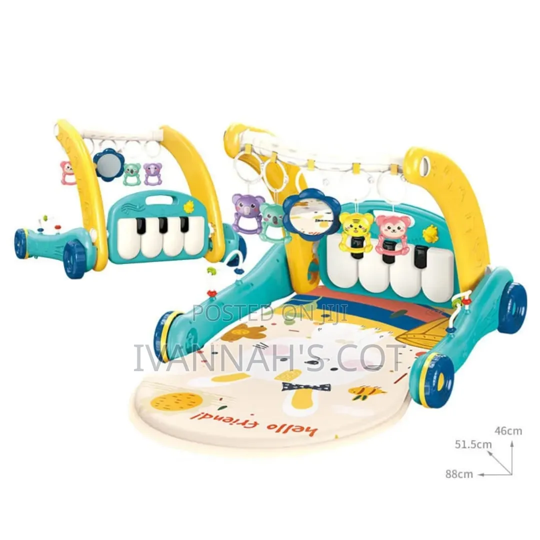 Baby 2 In 1 Play Mat And Walker
