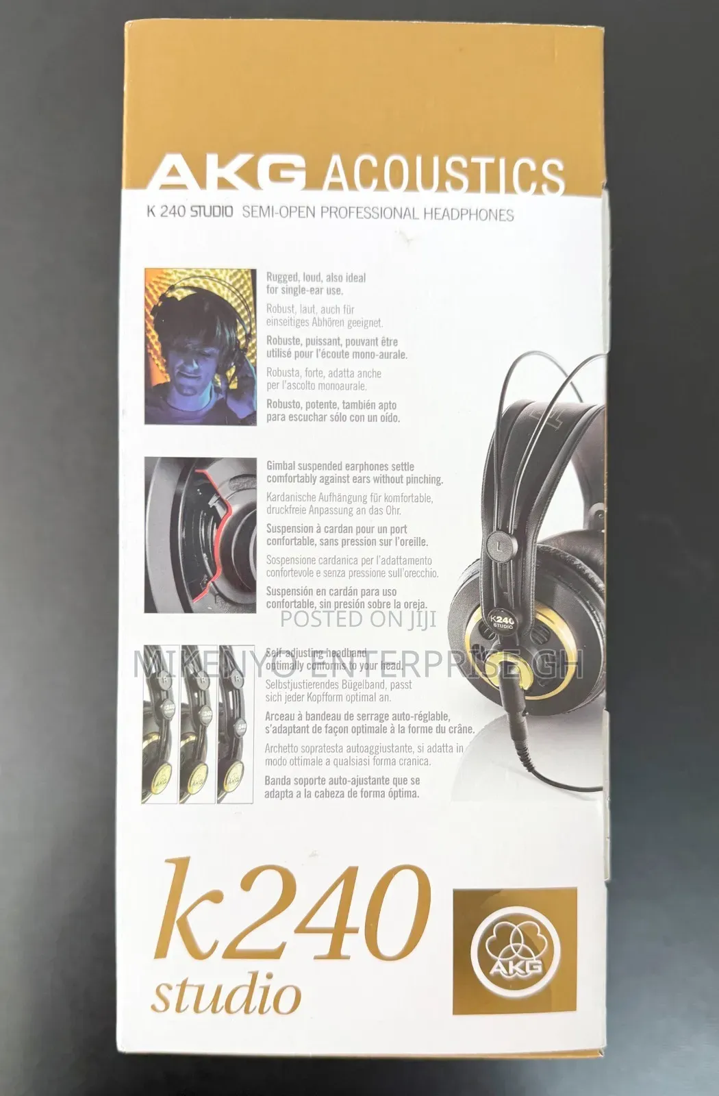 Akg Studio Professional Semi-Open Stereo Headphones