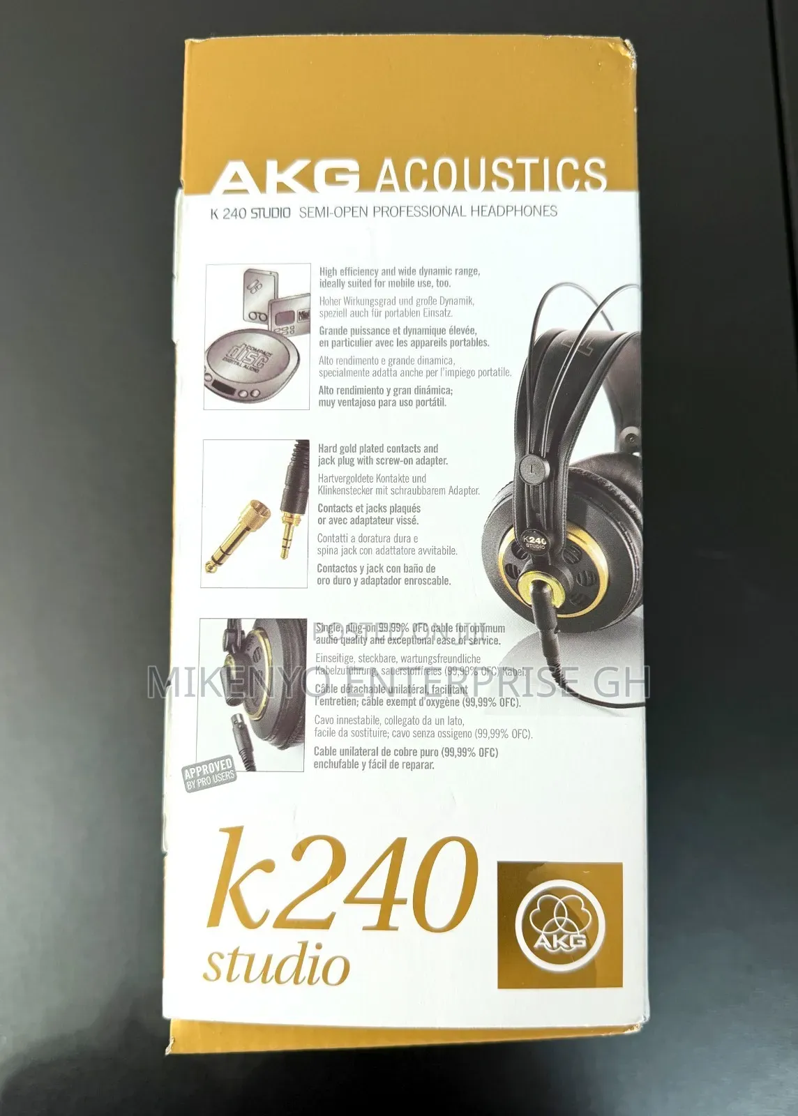 Akg Studio Professional Semi-Open Stereo Headphones