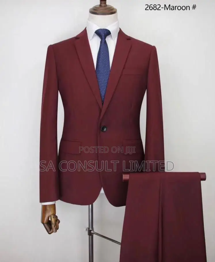 Two (2 )Pieces Wine Suits for Men