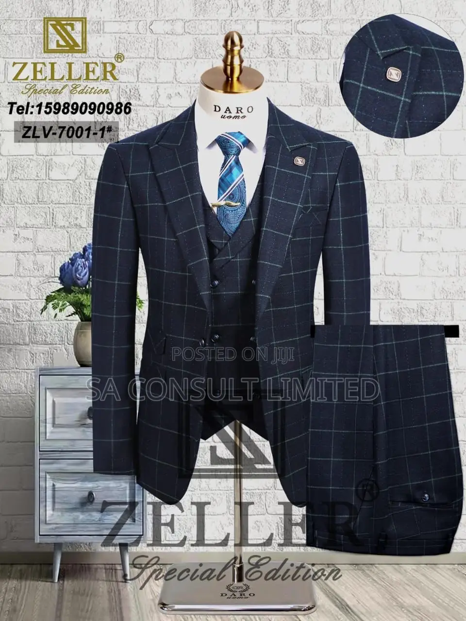 Three(3) Pieces Suits Are Available Now