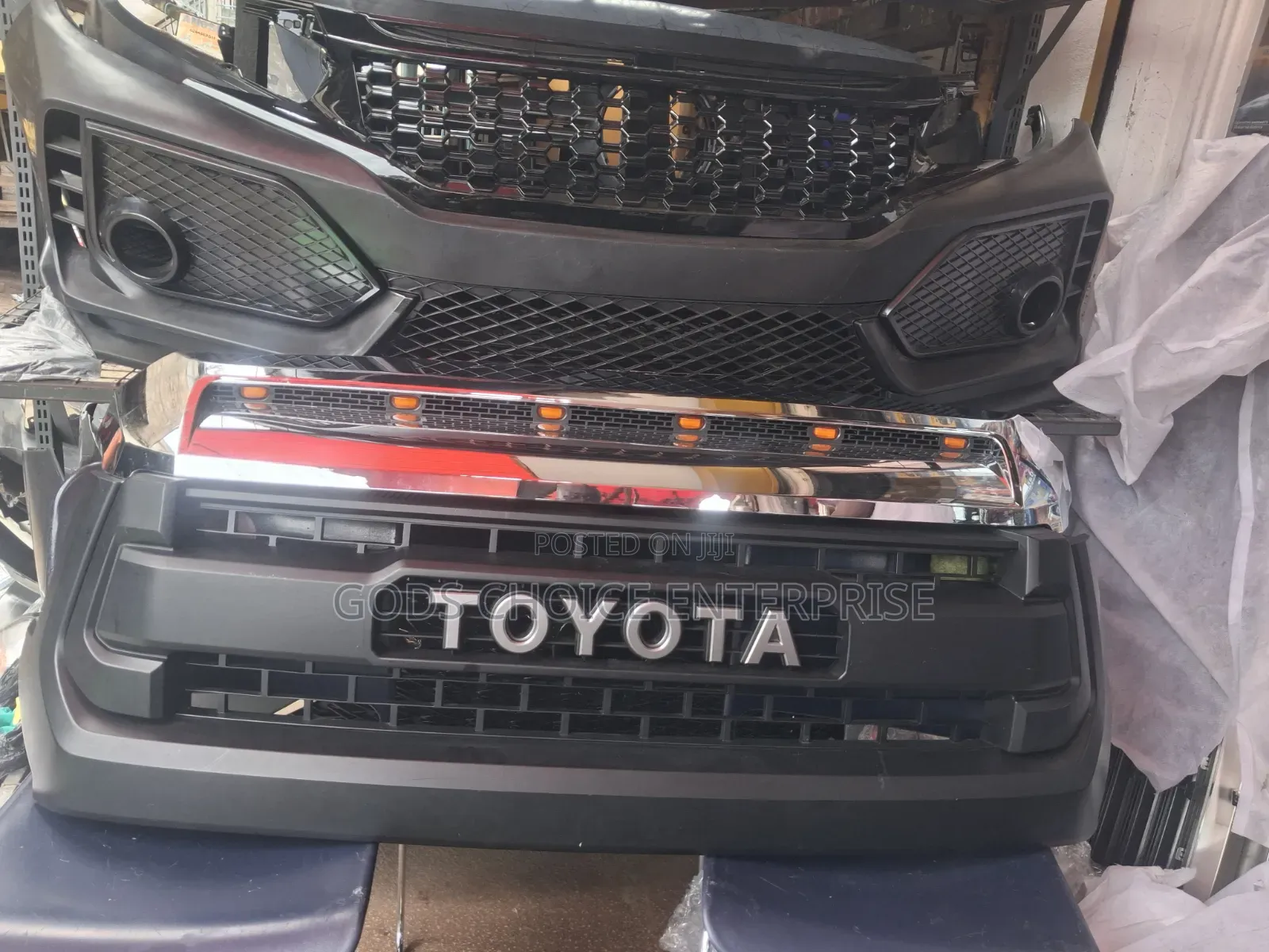 Front Grill Tundra 2014-2020 Black Ediction