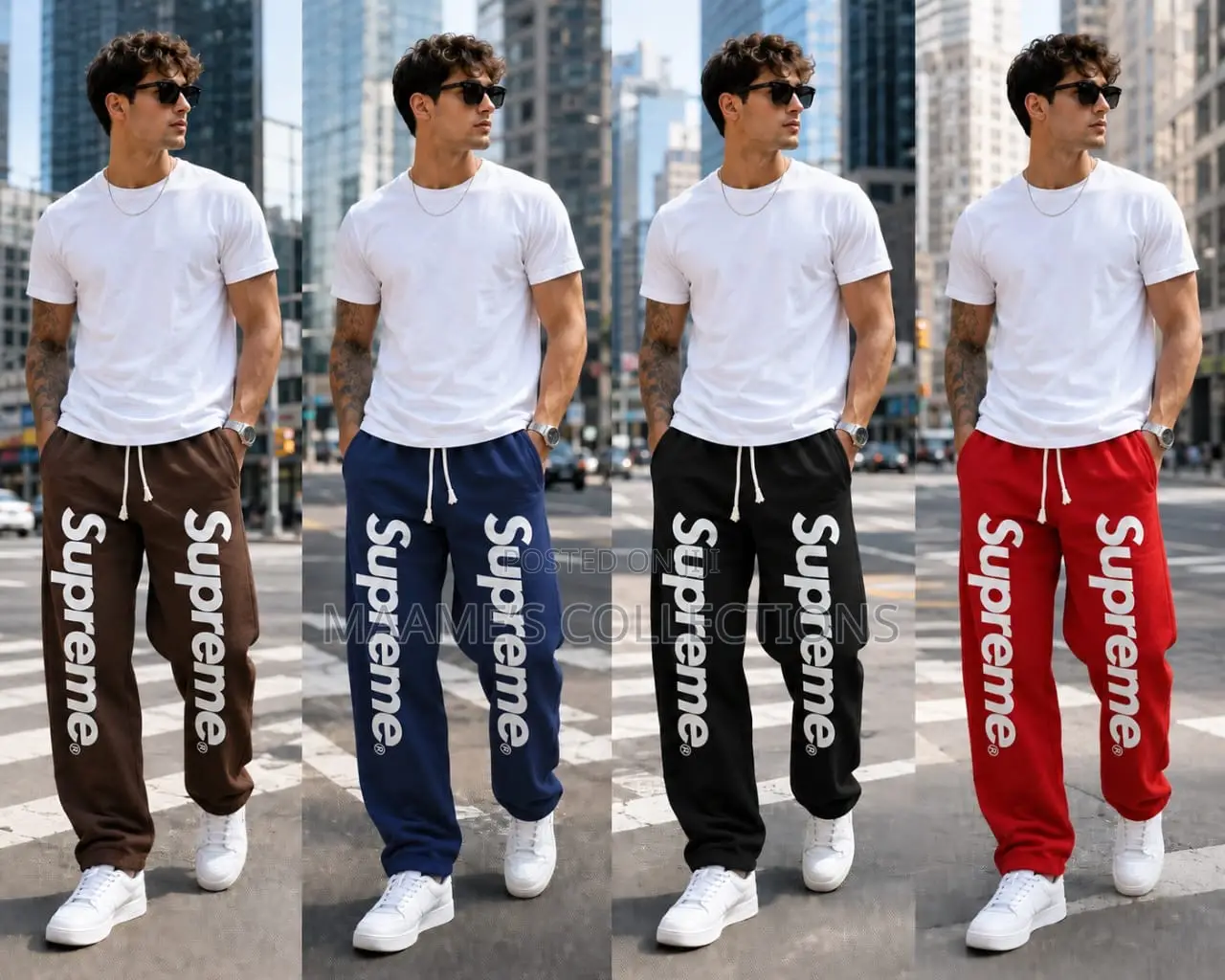 Fashion Streetflex Panel Joggers / Sweatpants