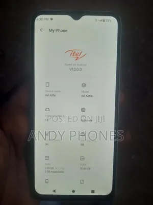 Itel A05s 32 GB Blue