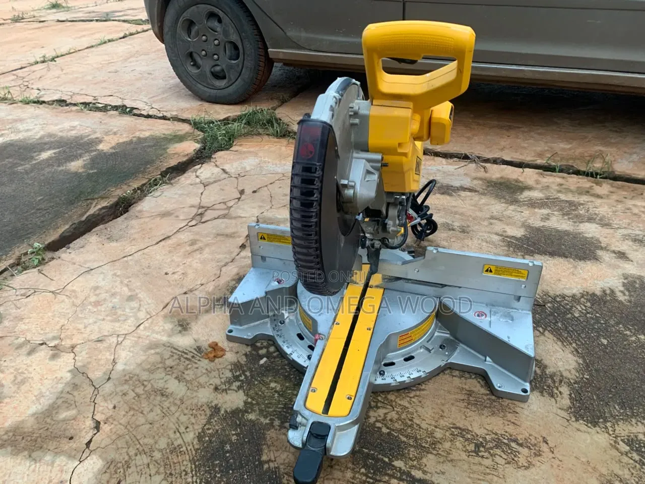 This Is Dewalt Dw718 Sliding Miter Saw From Usa, It a Double Bevel