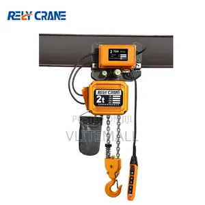5-Ton Heavy-Duty Electric Chain Hoist With a Motorized Trolley