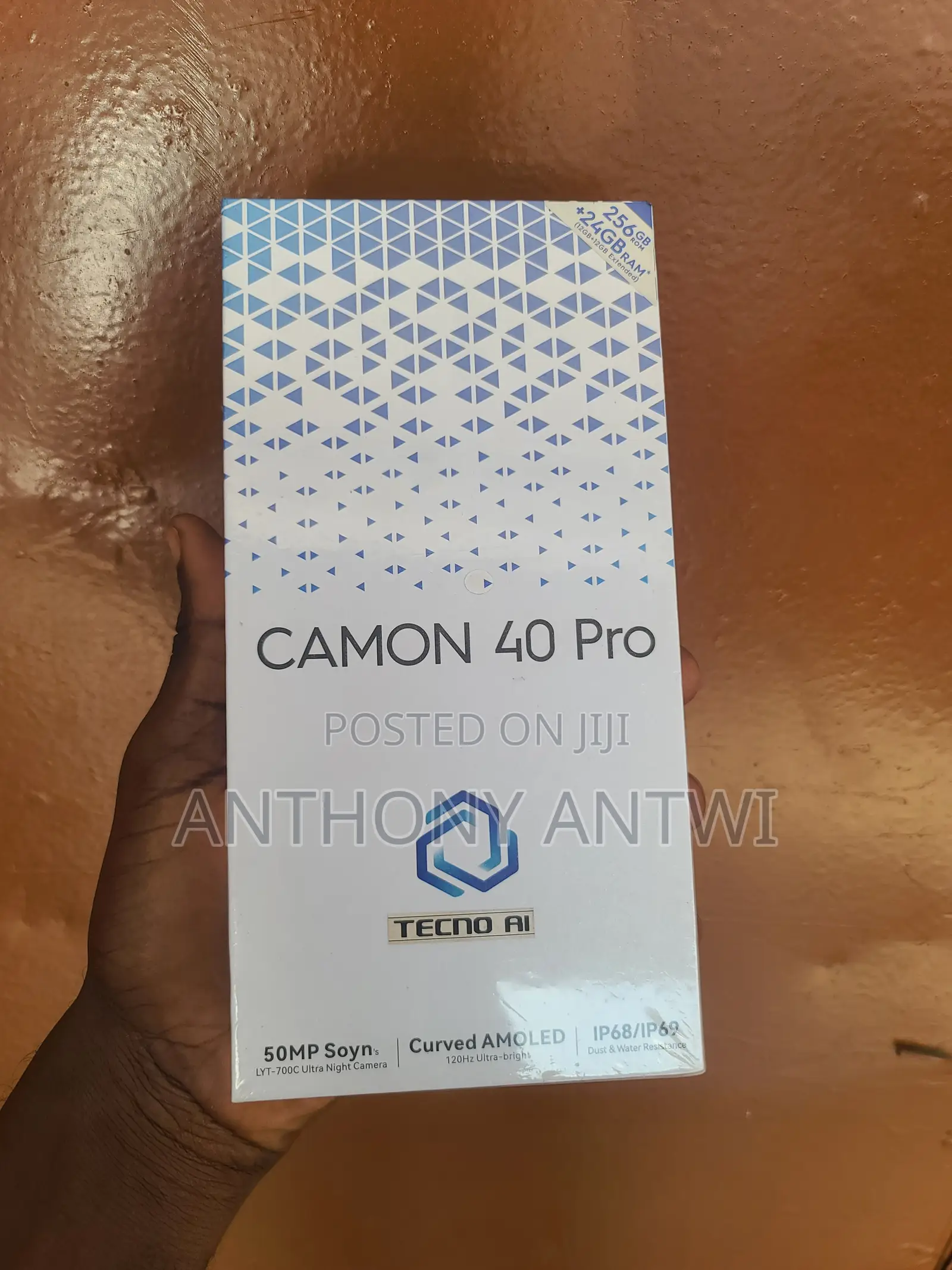 New Tecno Camon 40 Pro 5G 256 GB Black