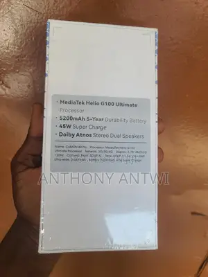 New Tecno Camon 40 Pro 5G 256 GB Black