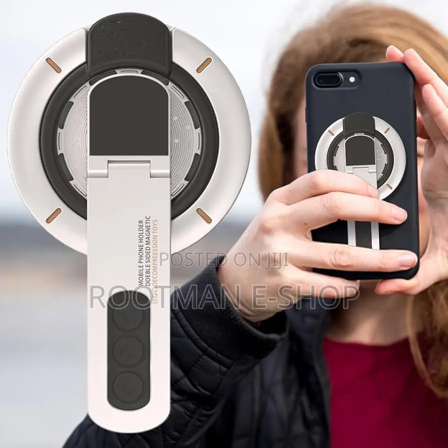 Magnetic Ring Holder, Sturdy Magnetic Phone Grip,Adjustable 360 Degree