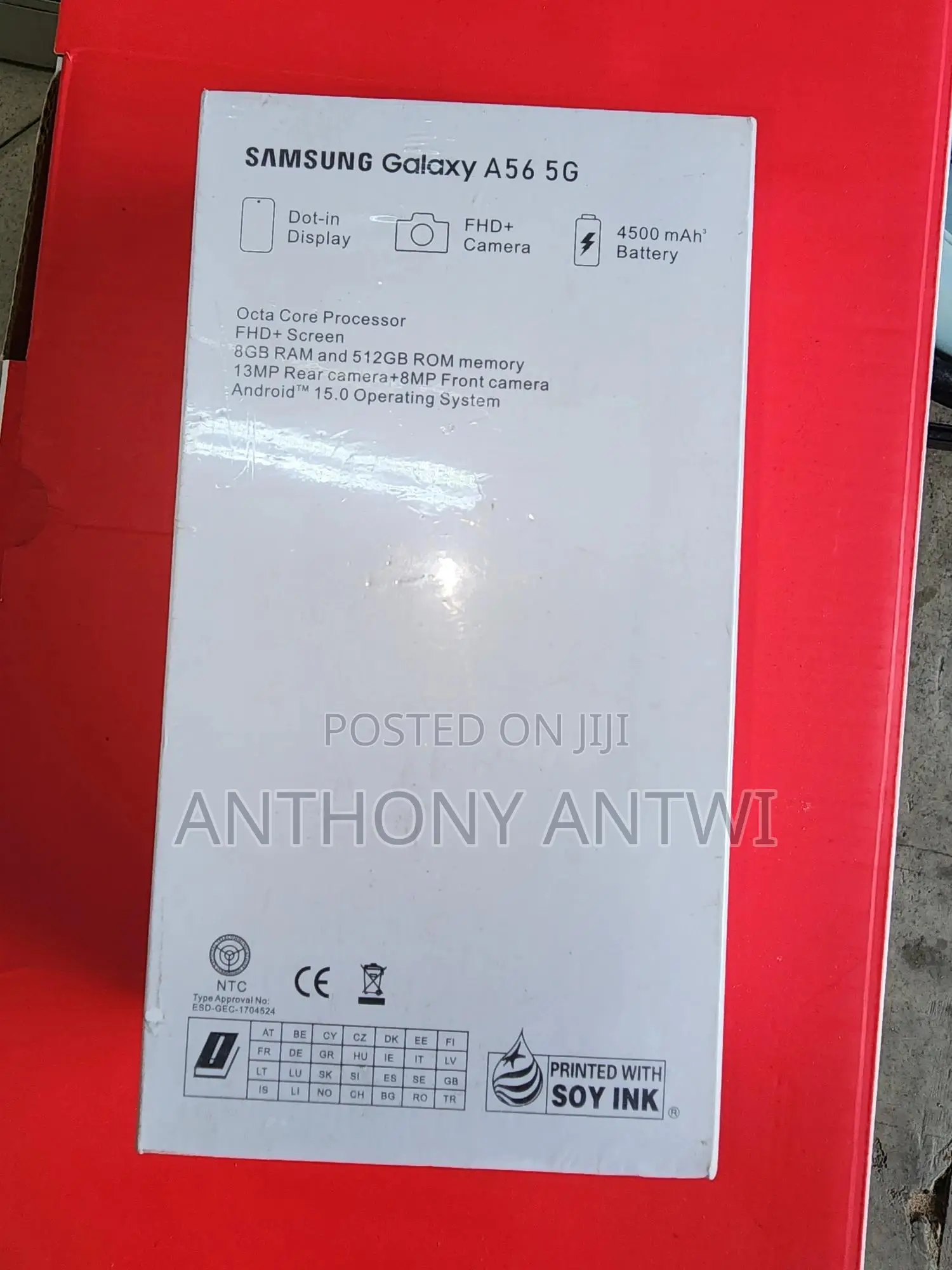 New Samsung Galaxy A56 256 GB Black