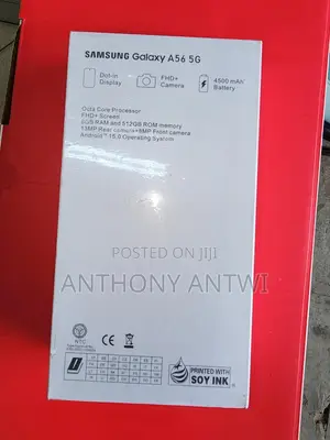 New Samsung Galaxy A56 256 GB Black