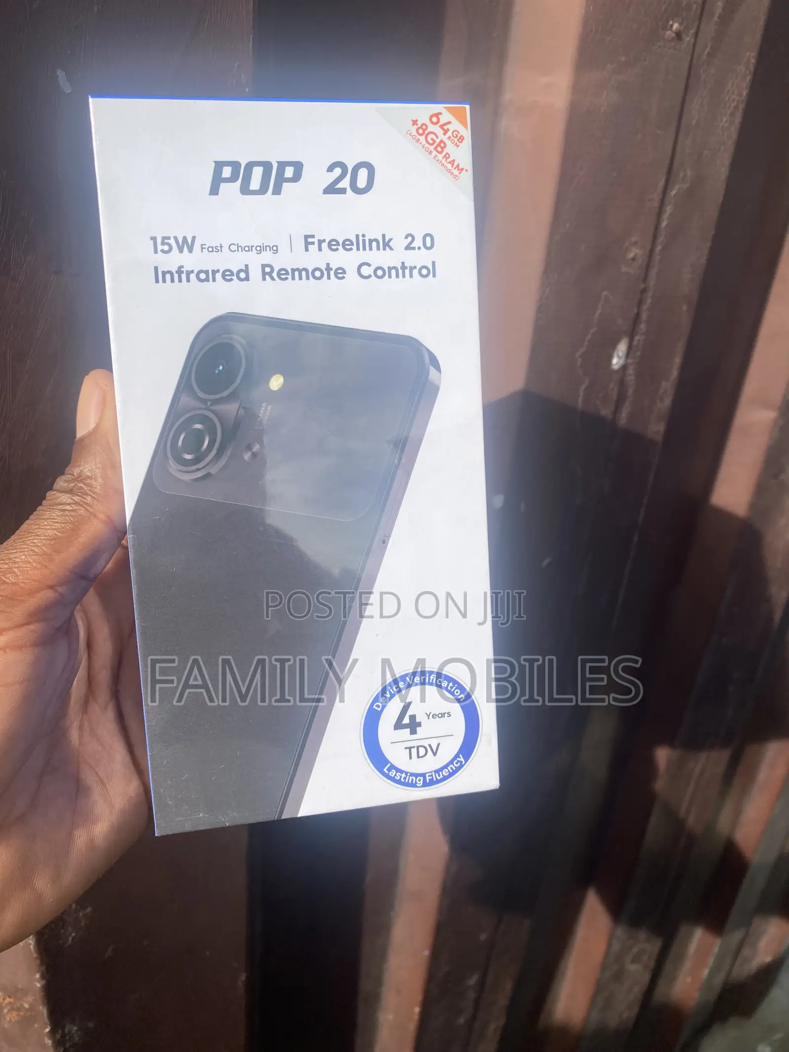 New Tecno Pop 20 64 GB Black