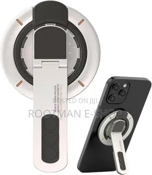 Double Sided Adjustable Magnetic Phone Holder With Silicon Ring
