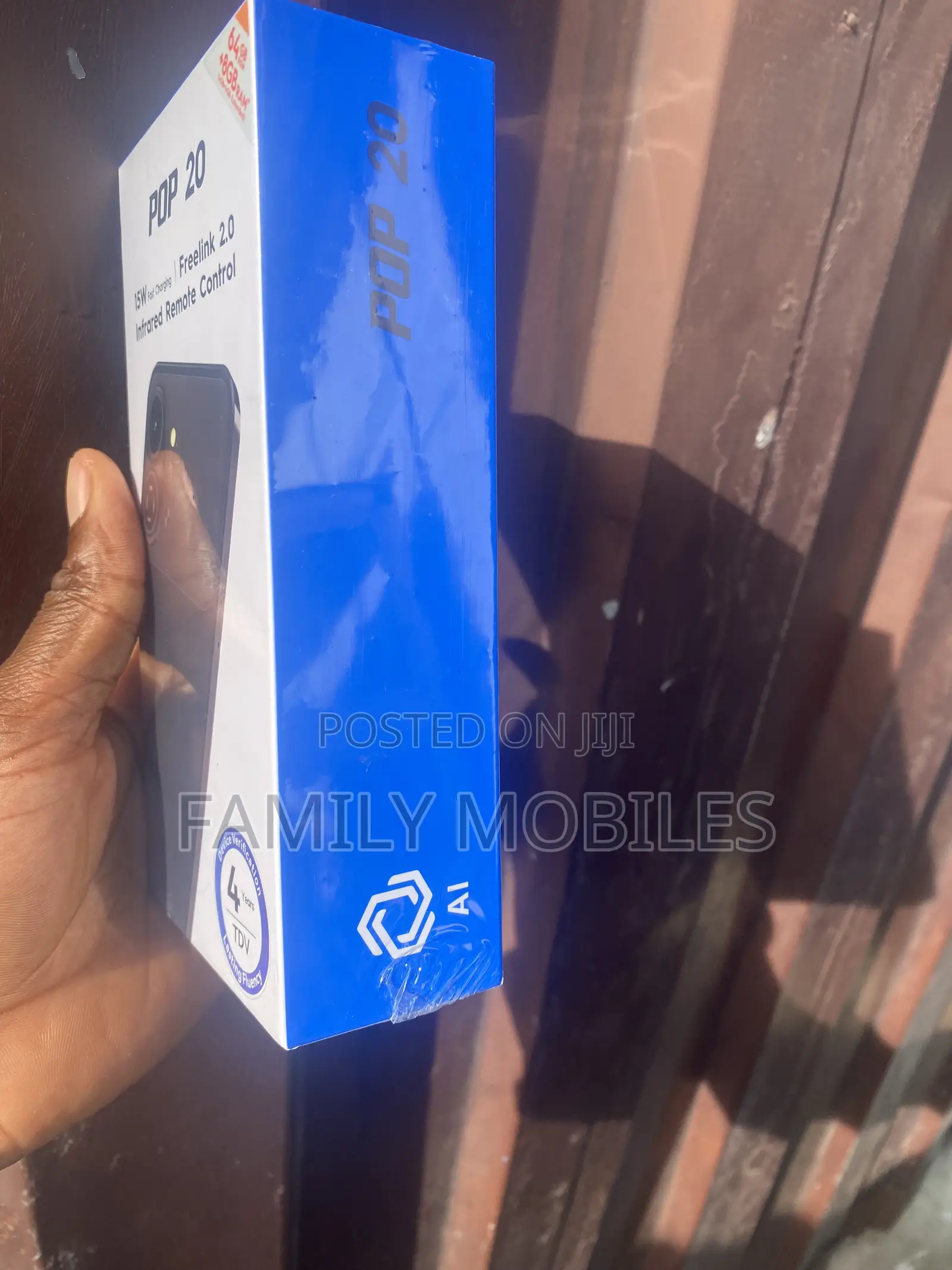 New Tecno Pop 20 64 GB Black
