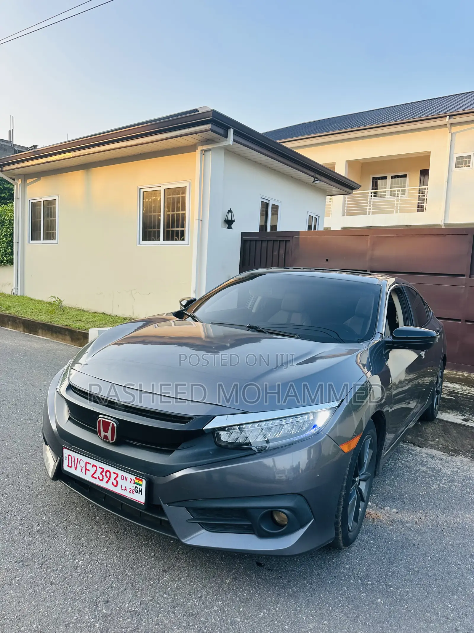 Honda Civic EX Sedan 2018 Gray