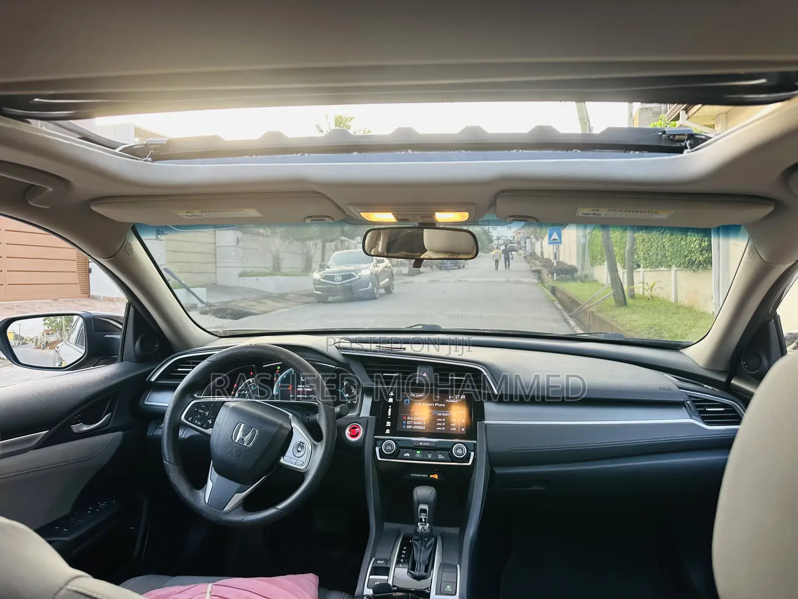 Honda Civic EX Sedan 2018 Gray