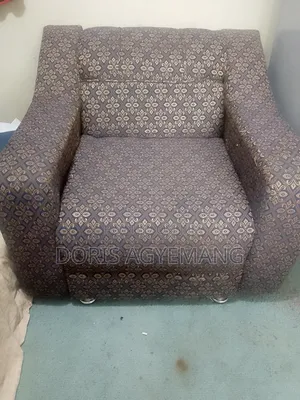 Single Sofa, Good Quality, Comfortable, Solid Wood and Upholstery.