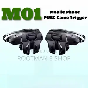 M01 Abs+Alloy 6 Finger Mobile Game Trigger for Pubg Aim Shooter L1 R1