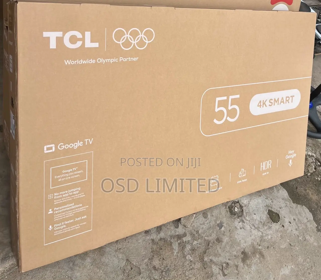 World Cup Promo Stunning TCL 55" Uhd Google Tv