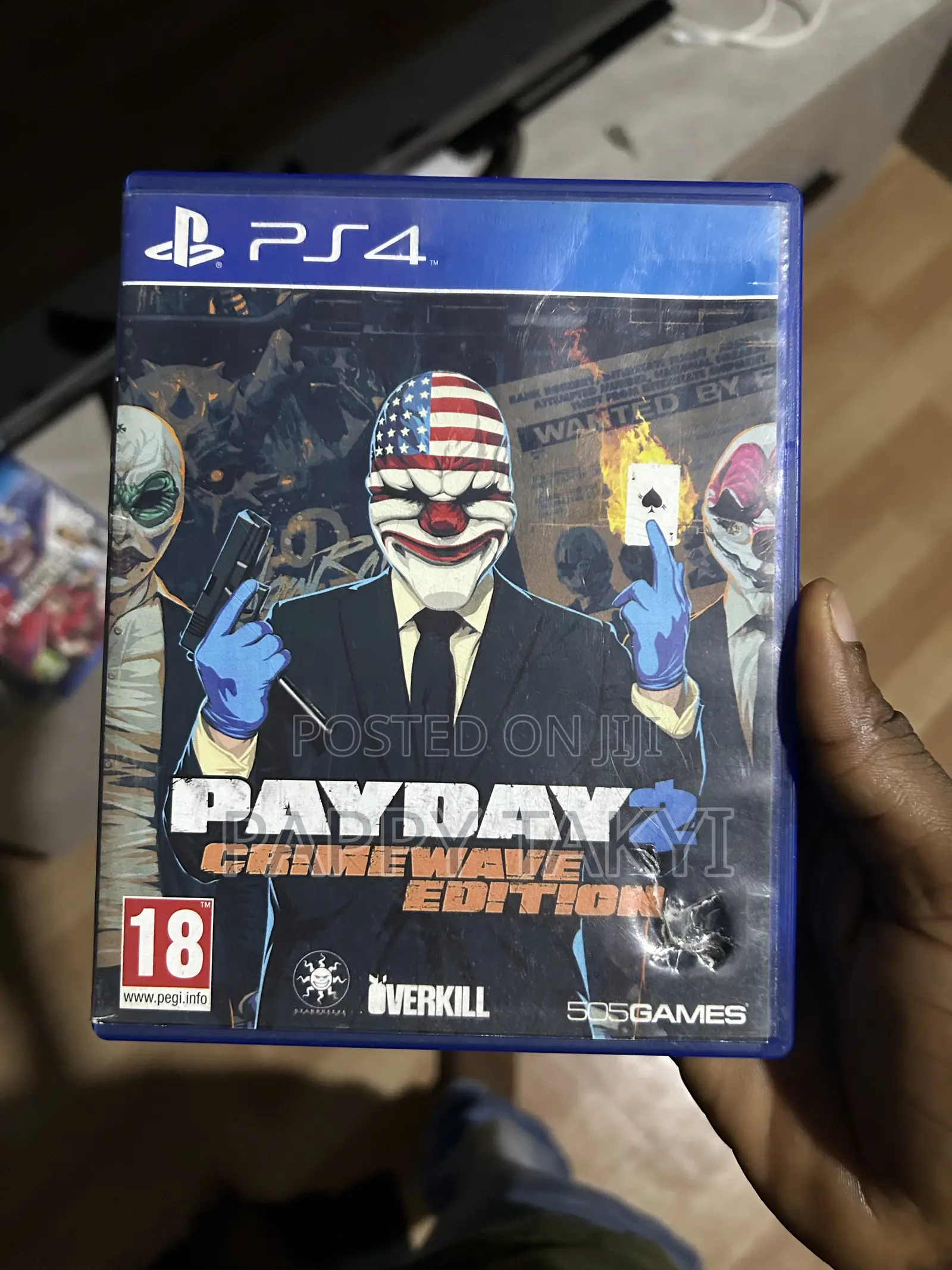 NFS Hot Pursuit Remastered Payday Crimewave Cd for Ps4 250 Each