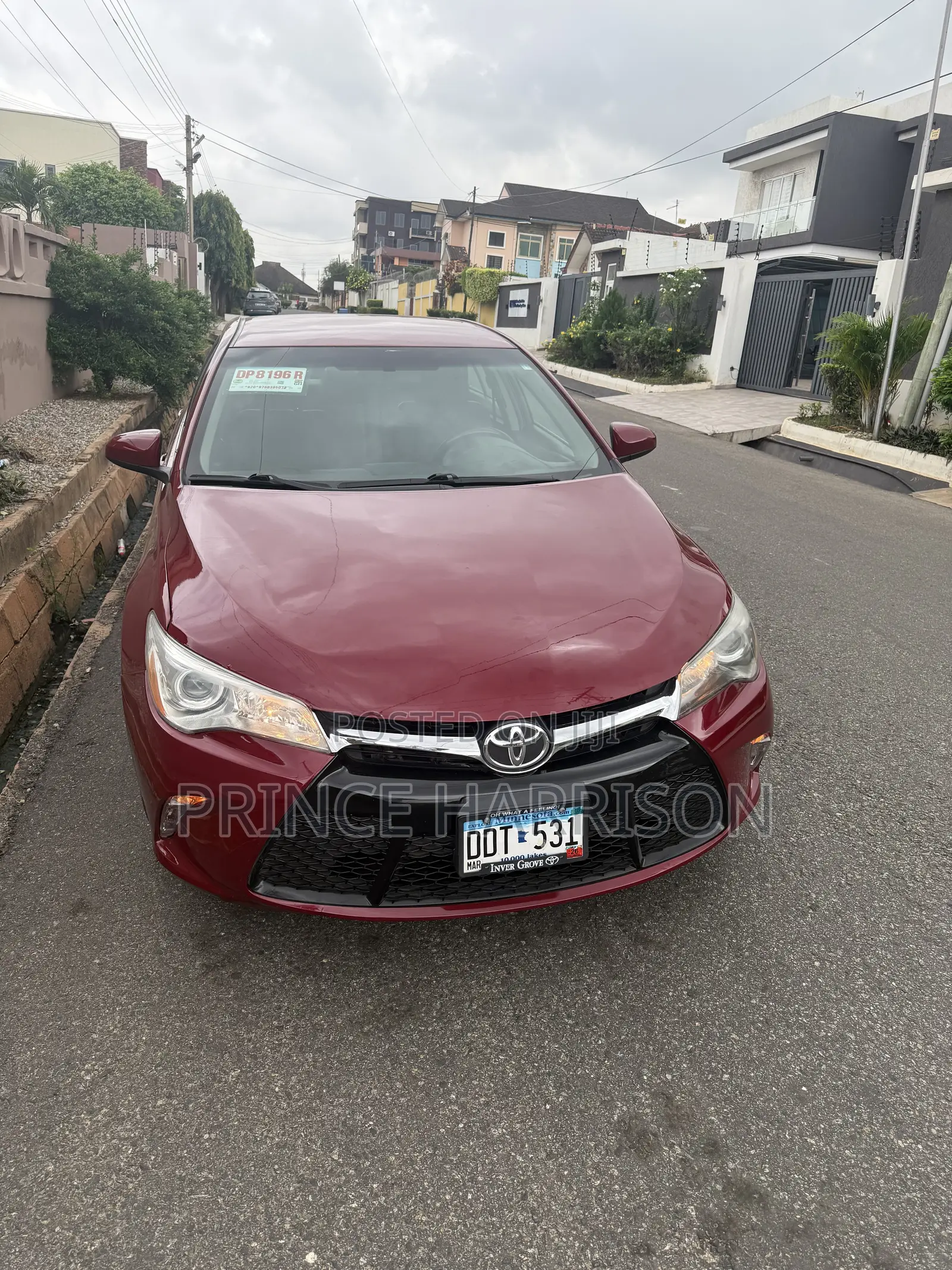 Toyota Camry SE 4dr Sedan (2.5L 4cyl 6A) 2017 Red