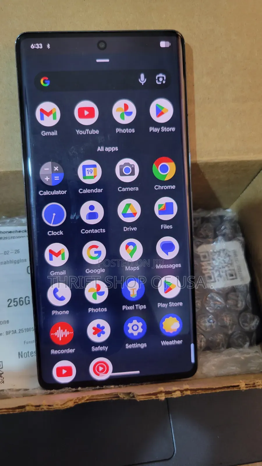 Google Pixel 7 Pro 256 GB Gray