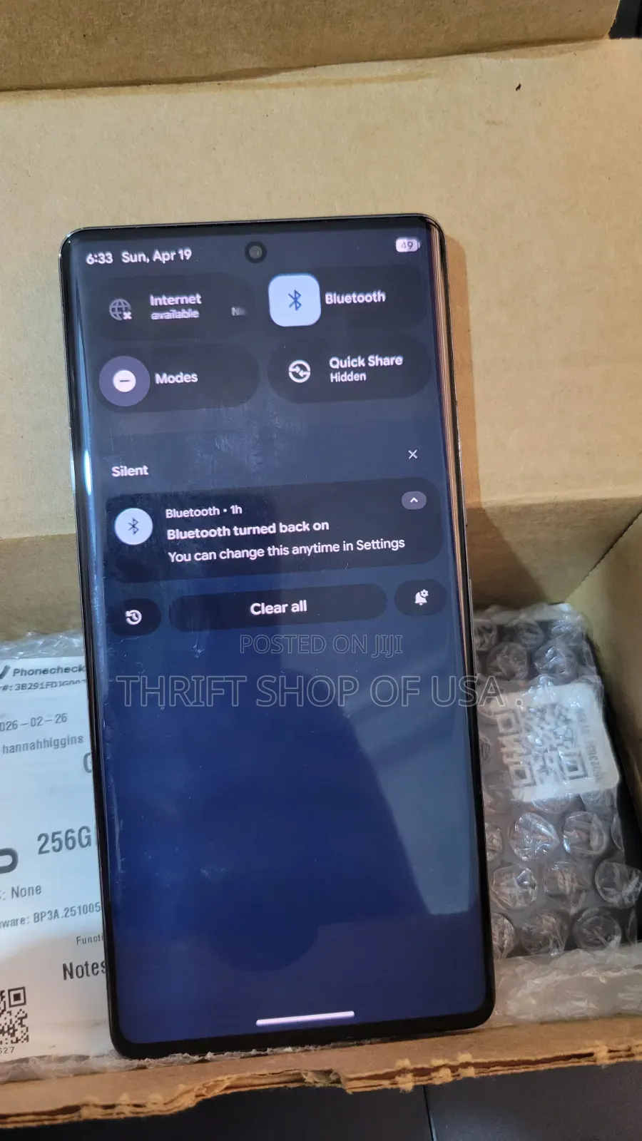 Google Pixel 7 Pro 256 GB Gray