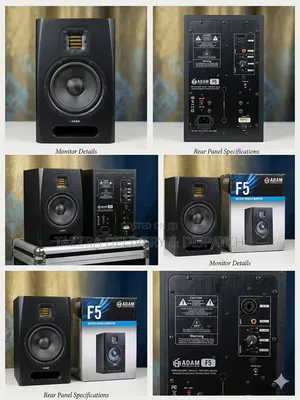 ​Adam Audio F5 Nearfield Studio Monitors (Pair)