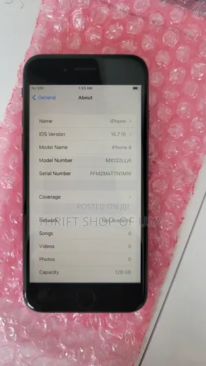 Apple iPhone 8 128 GB Black