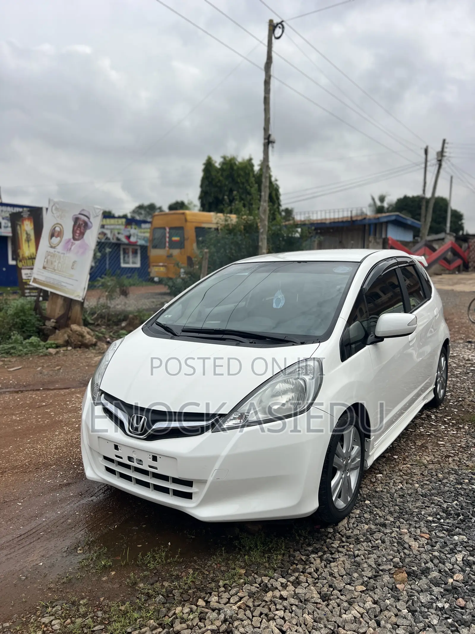 Honda Fit 5D Sport 2013 White