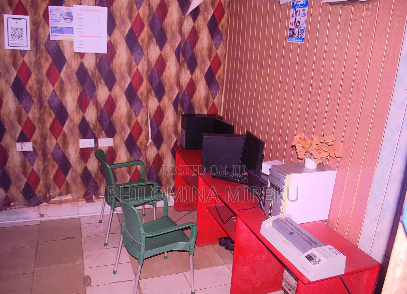Internet Café and Printing Shop for Rent