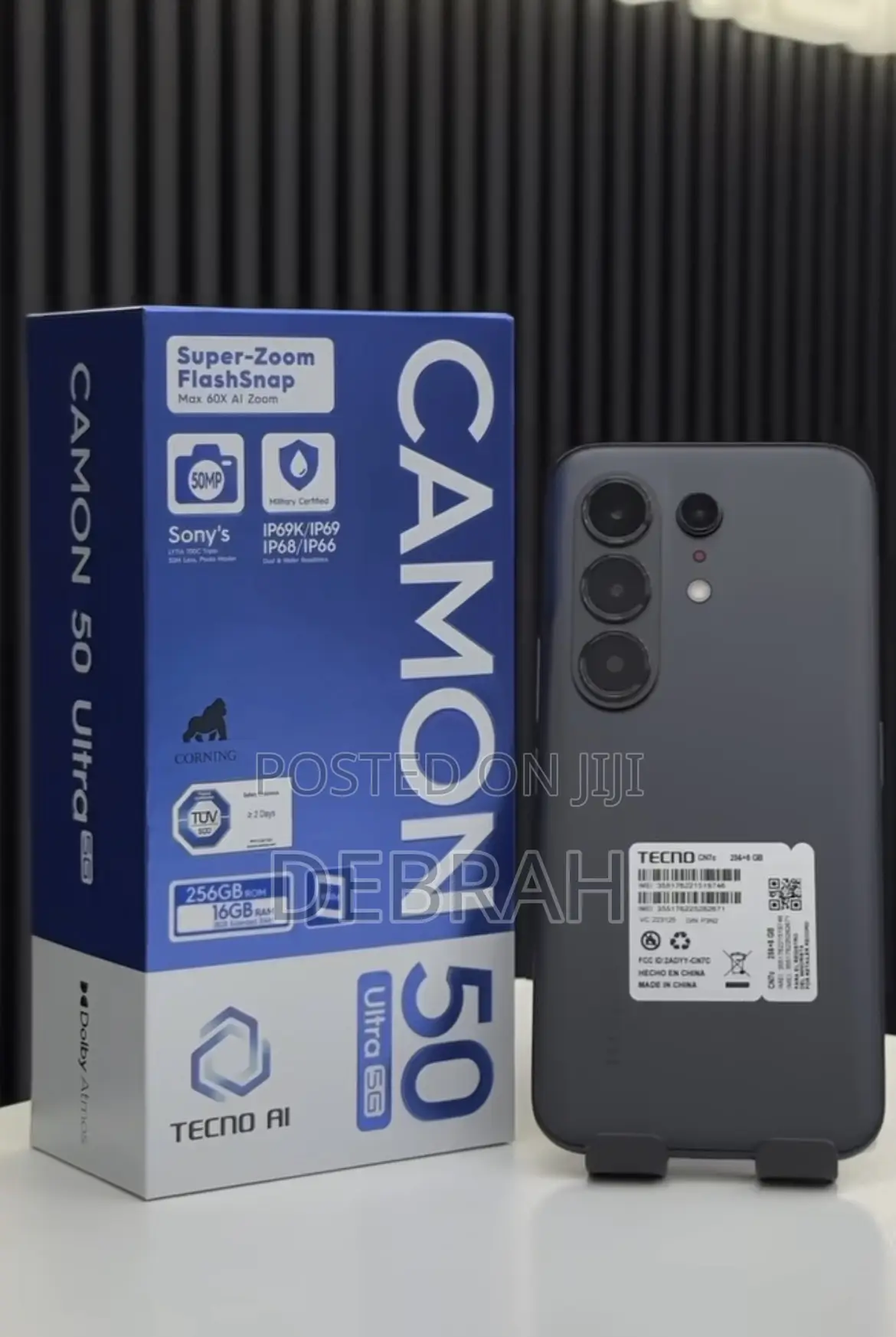 New Tecno Camon 50 Ultra 512 GB Black